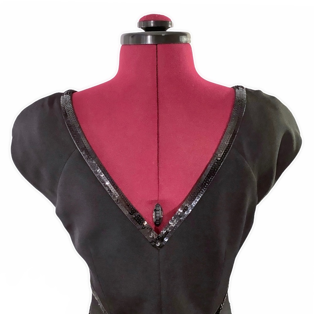 🎉HP🎉LAUNDRY SHELLI SEGAL Sequin CrissCross 👗 - Picture 7 of 9